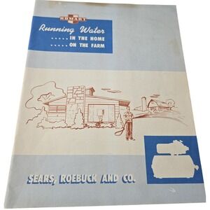 Vintage Homart Sears Roebuck and Co Running Water System‎ Estimate Blank Catalog